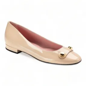 43877 - Pink Patent Leather Flats for Teen/Women by Pretty Ballerinas
