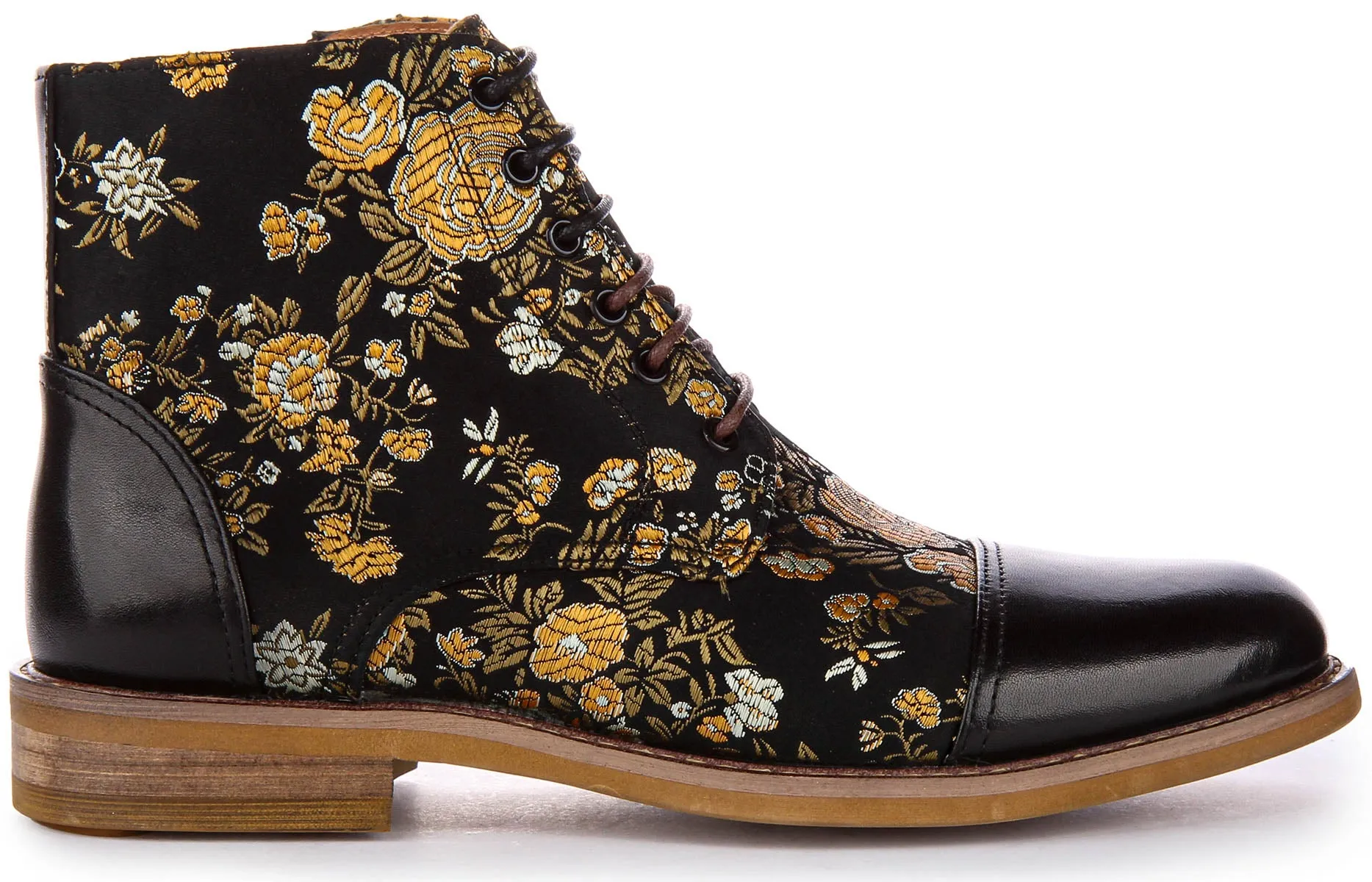 Adam Floral W Ankle Boots In Black