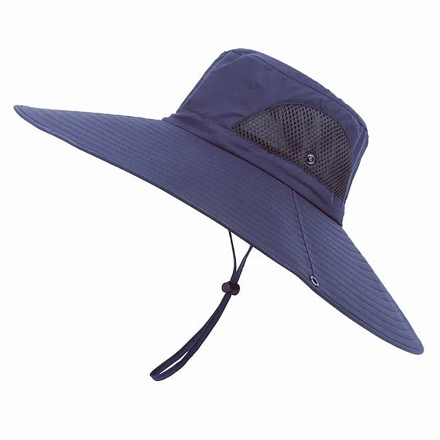 Adventure Ready Wide Brim Sun Hat with UPF50  Protection - Army Green Grey Dark Gray