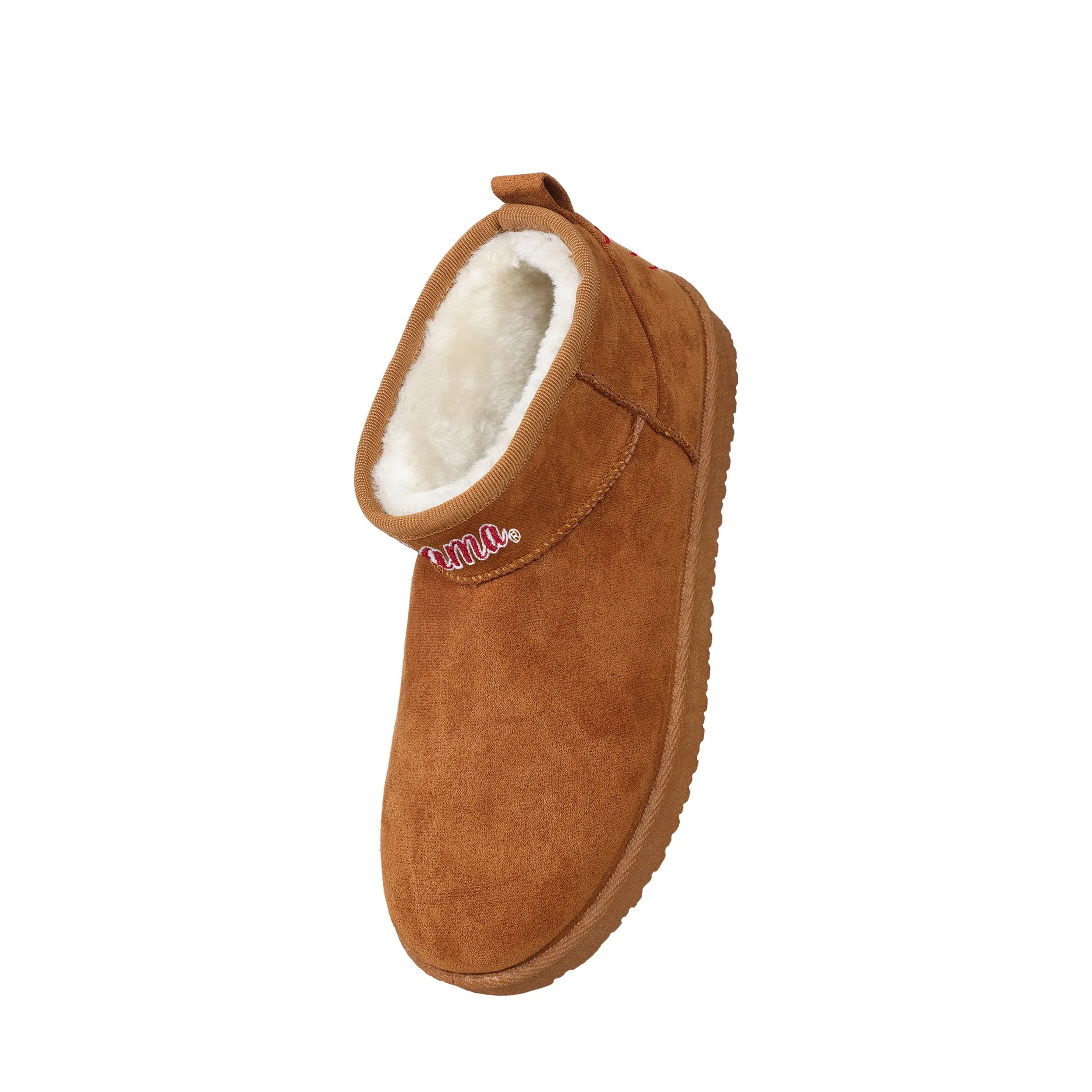 Alabama Crimson Tide NCAA Womens Team Logo Fuzzy Fan Boots