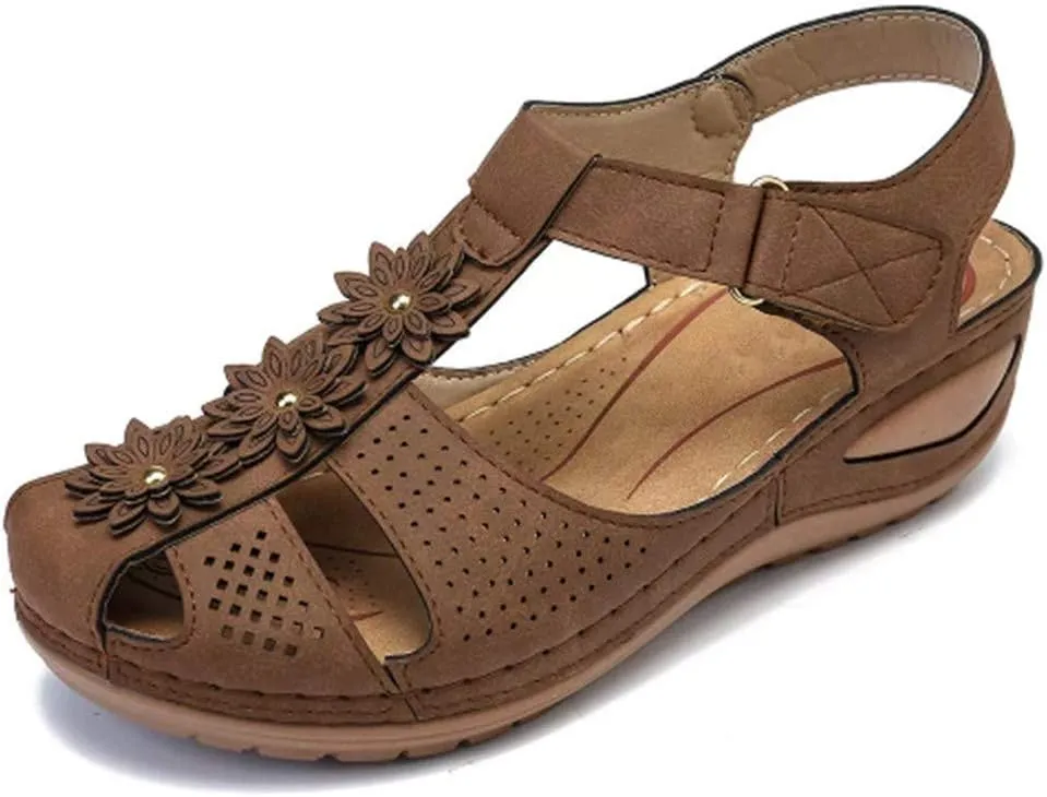 Arch Support Sandals Women's Black Flip Flops Beach Non Slip Sandal Ankle Strap Comfortable Dressy Wedge Arch Support Wedge Shoes for Woman Comfortable Platform Sandalia Ortopedica De Mujer
