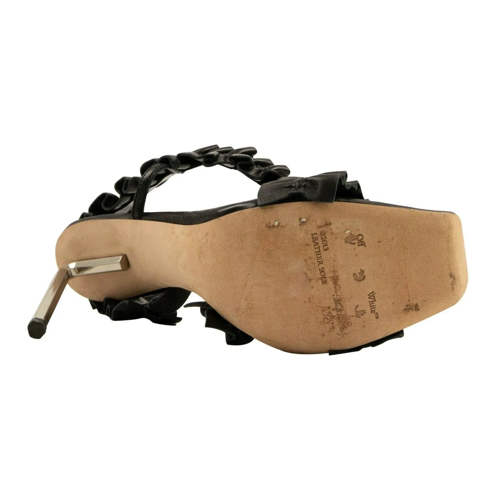 Black Nappa Heels