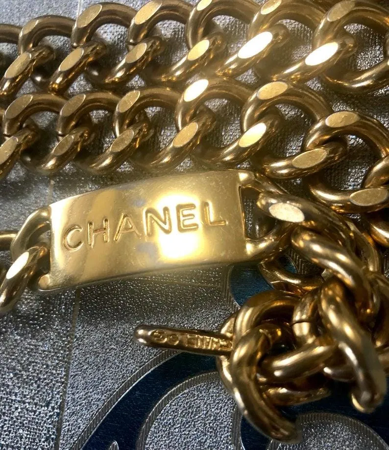 Chanel Chain Belt with CC Charm OL1017