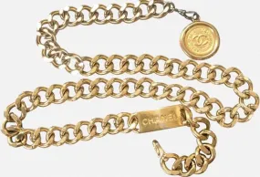 Chanel Chain Belt with CC Charm OL1017