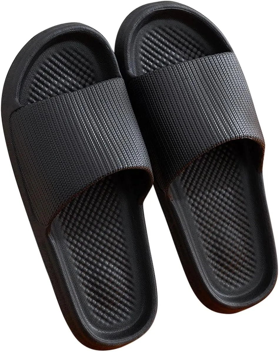 Cloud Slides for Women and Men, Unisex Adult Slides Slippers, Non-Slip Quick Drying Soft Lightweight Shower Shoes