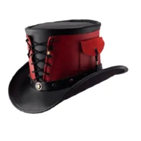 Corset Leather Top Hat