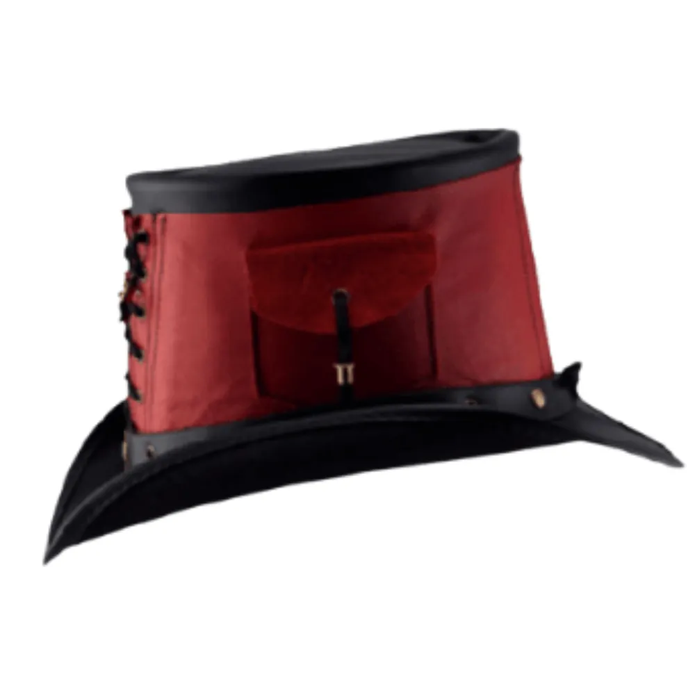 Corset Leather Top Hat