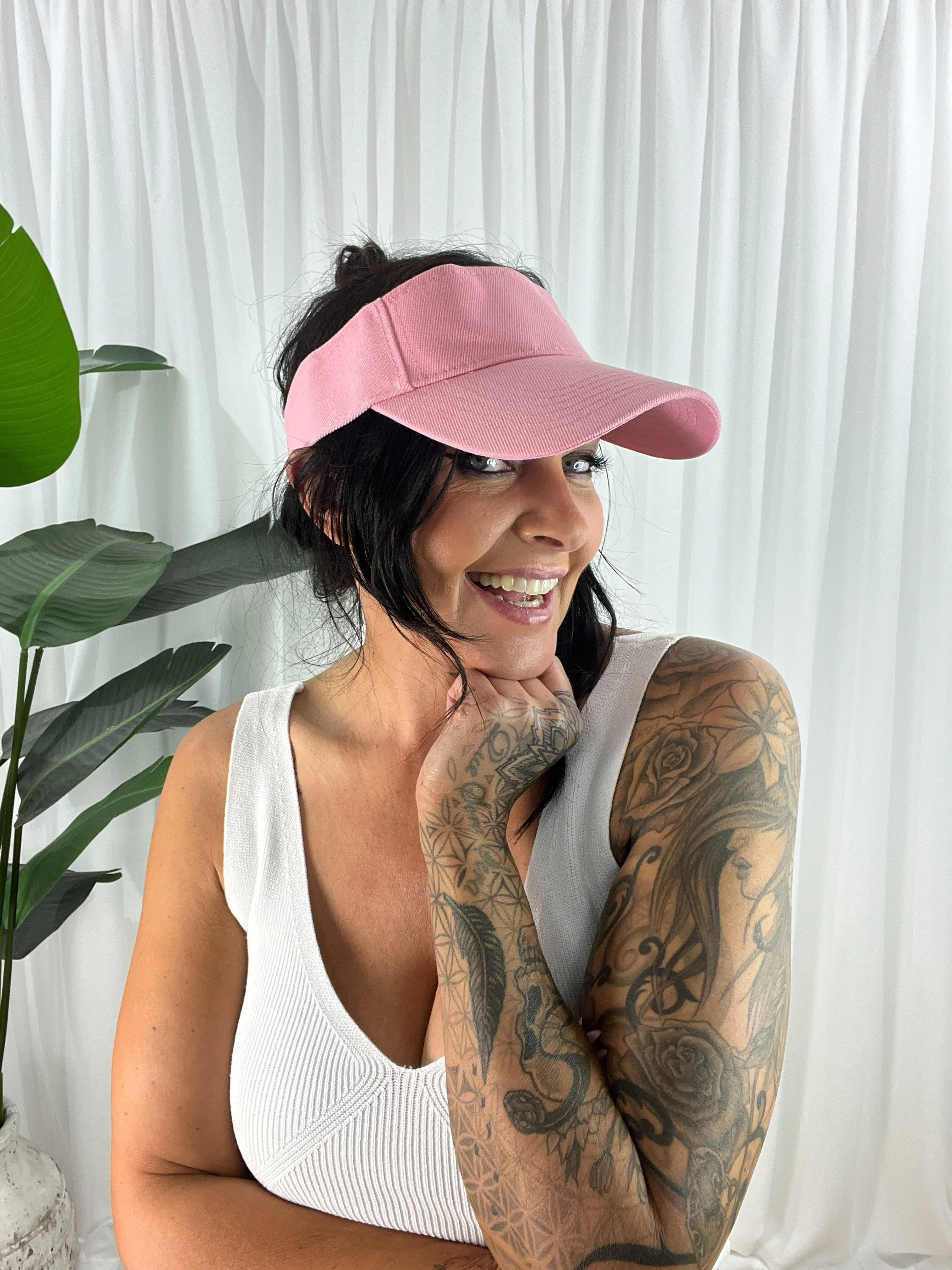 Deuce Velcro Visor - Pink
