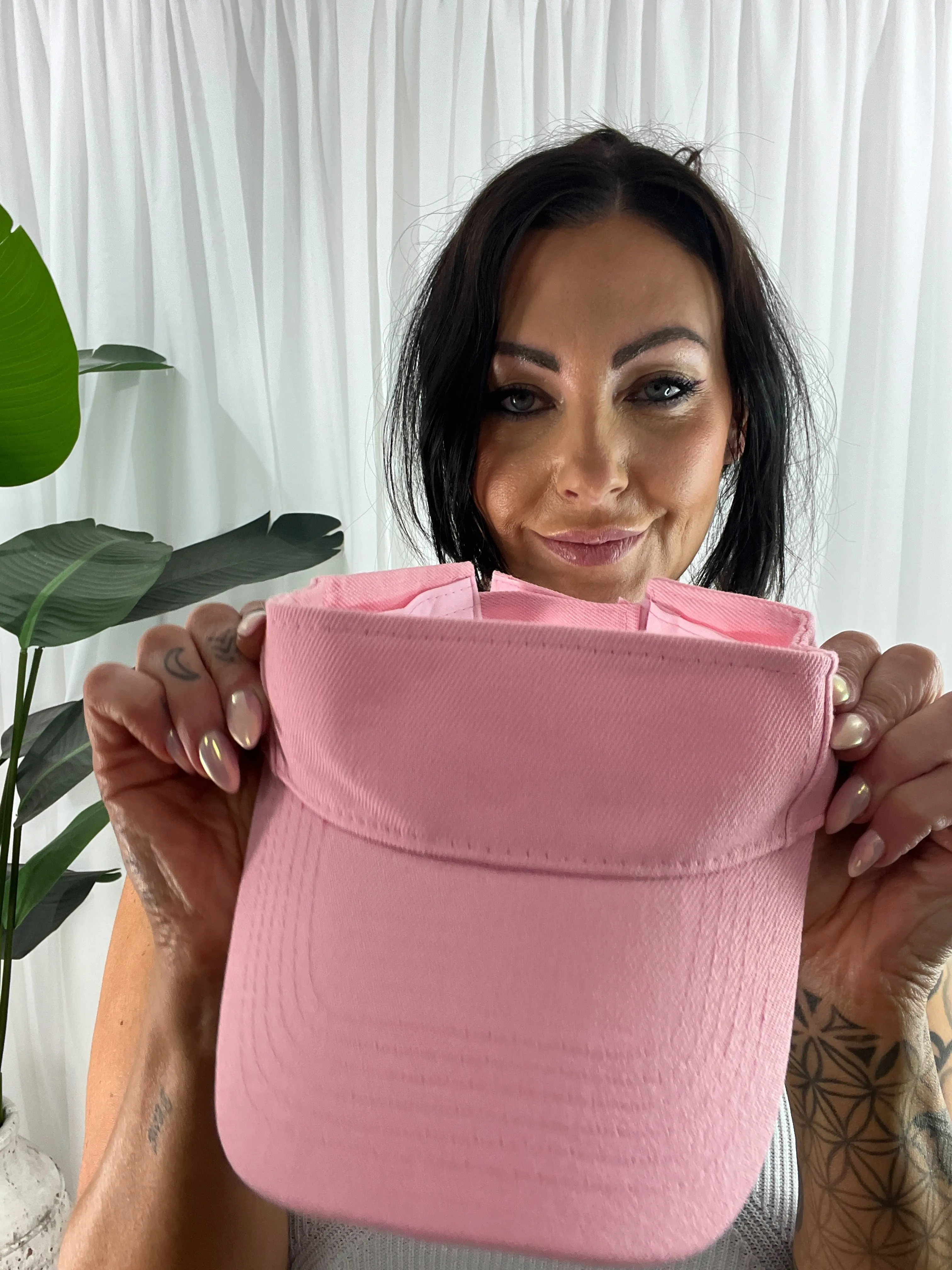 Deuce Velcro Visor - Pink