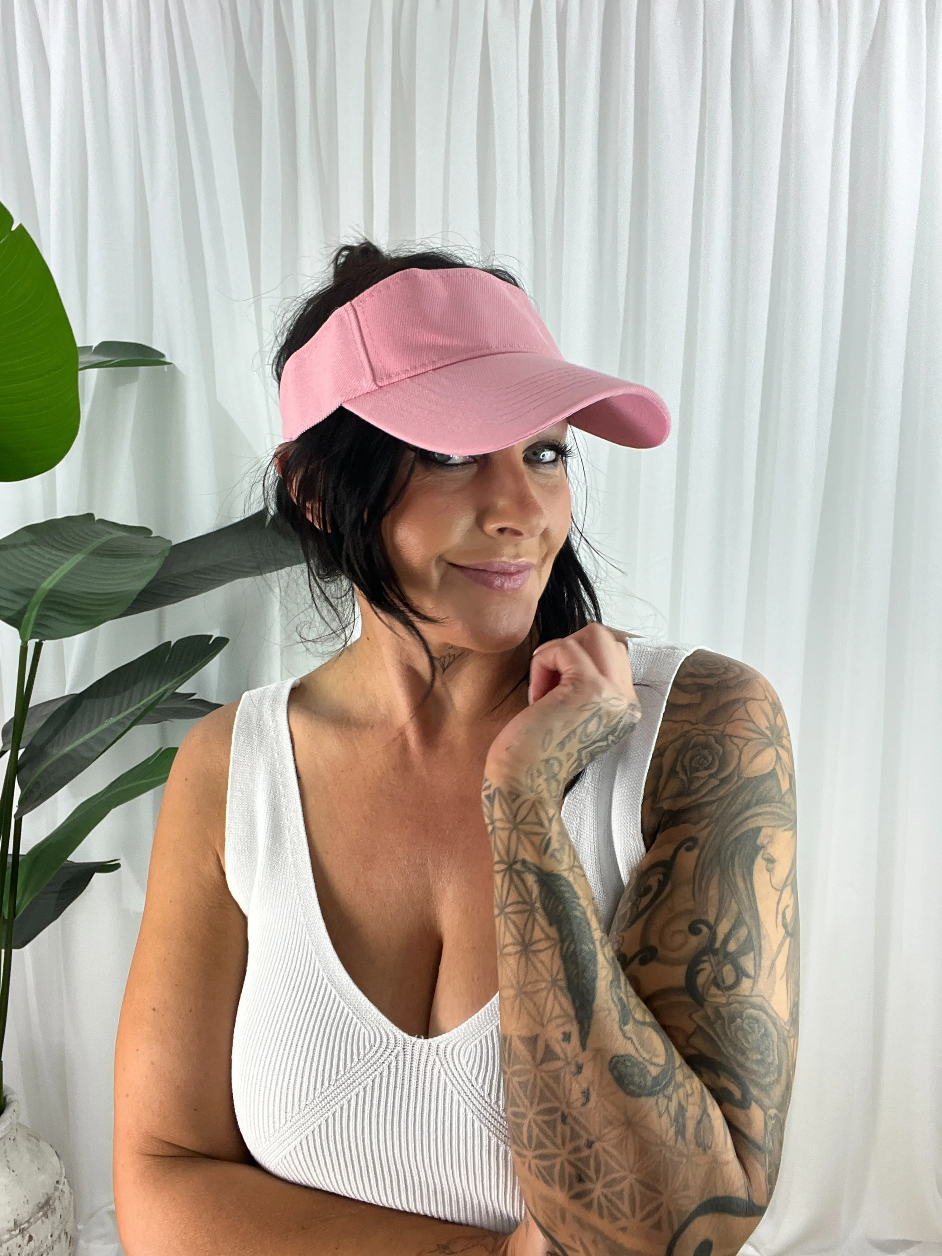 Deuce Velcro Visor - Pink