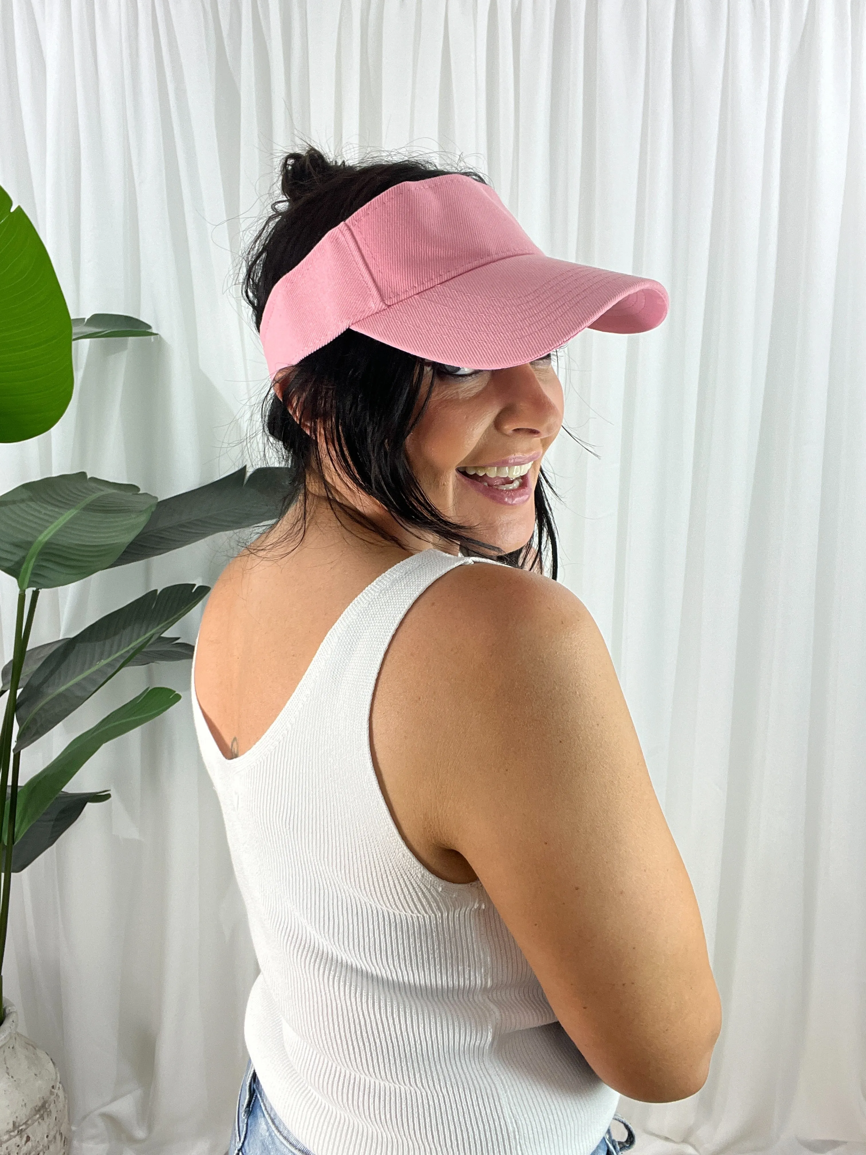 Deuce Velcro Visor - Pink