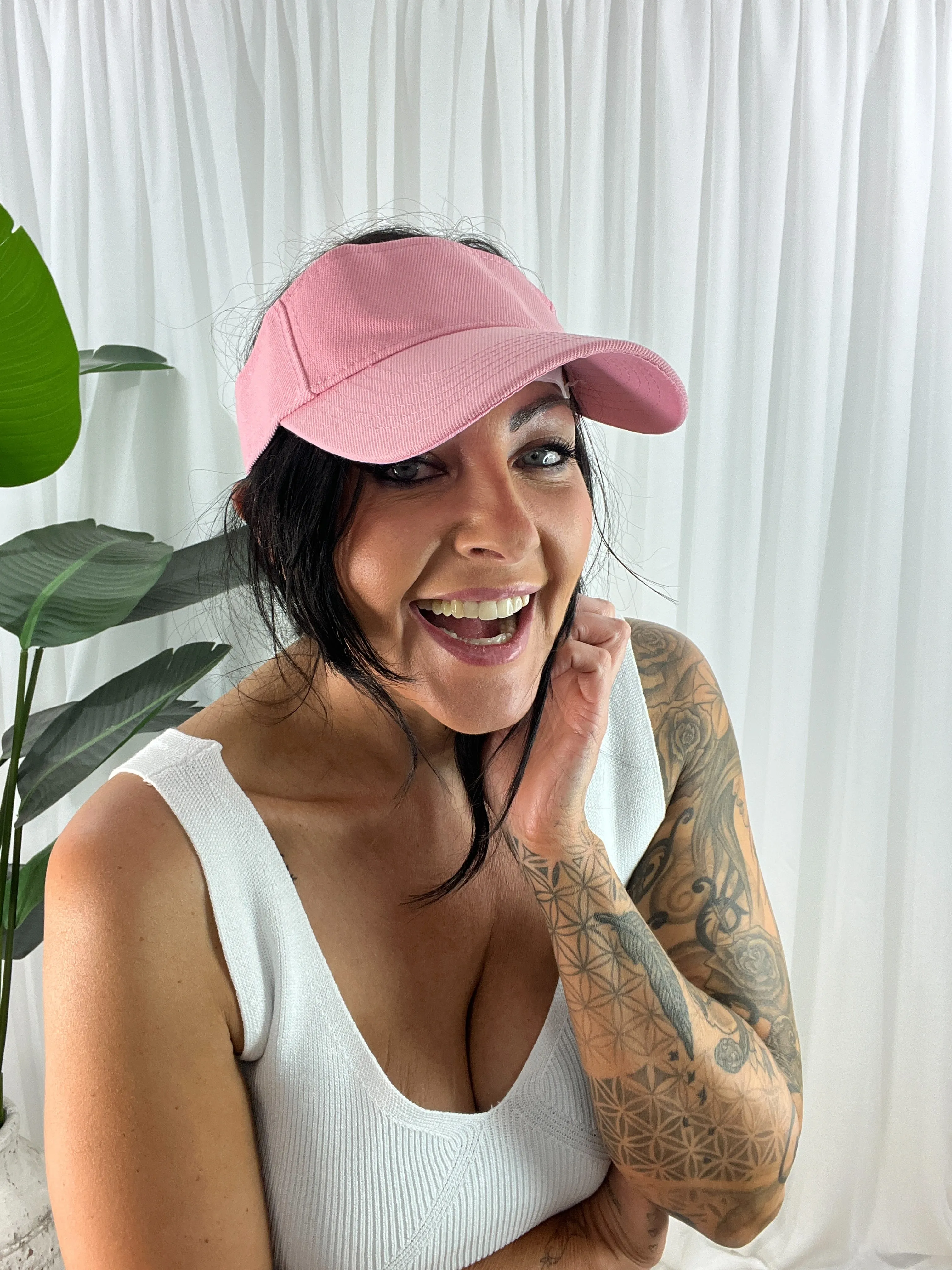 Deuce Velcro Visor - Pink