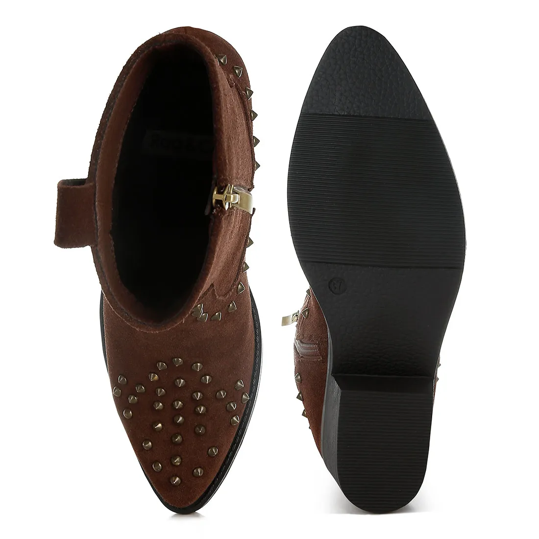 Embellished Studs Cowboy Boots