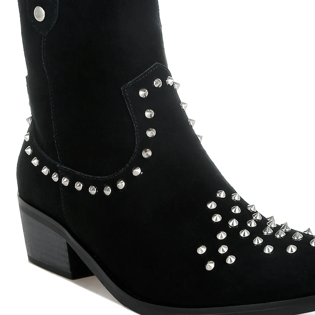 Embellished Studs Cowboy Boots