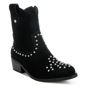 Embellished Studs Cowboy Boots