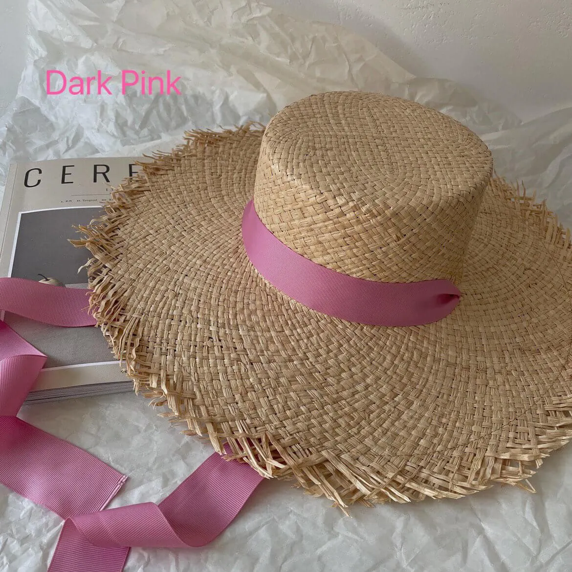 Fedora Straw Boater Hat for Women