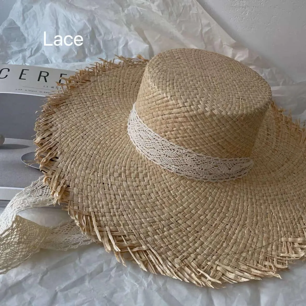 Fedora Straw Boater Hat for Women