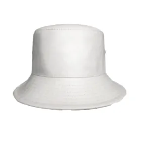 Fisherman Bucket Leather Top Hat