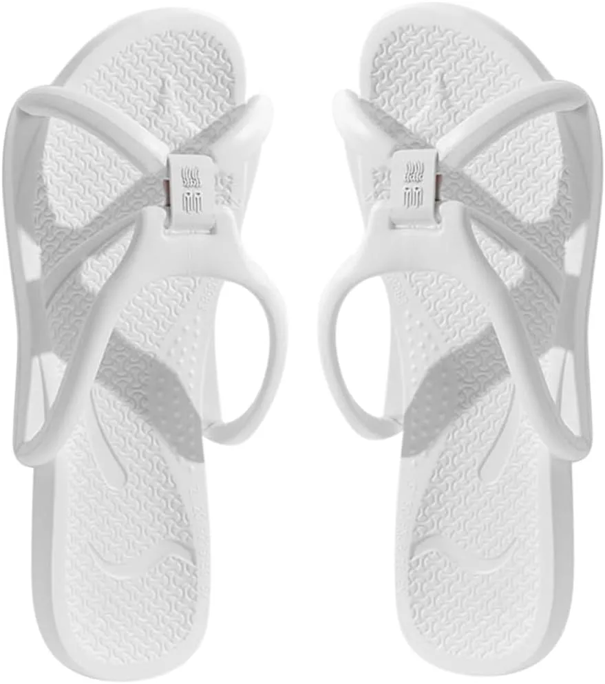 Foldable Travel Slippers for Women and Men Portable Shower Slipperst Light Weight Shower Shoes for Bathroom Pool Beach