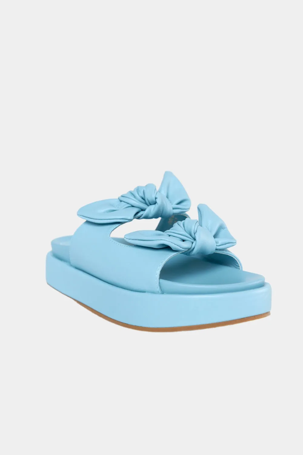 Kiki Bow Sandal - Light Blue