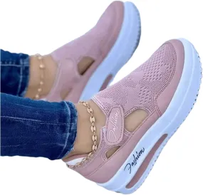 Ladmiple Sneakers For Women Running Shoes Comfortable Women’s Low Top Canvas Sneakers Slip On Casual Walking Shoes Dressy Summer Fashion Comfortable Non Slip Flats Loafers