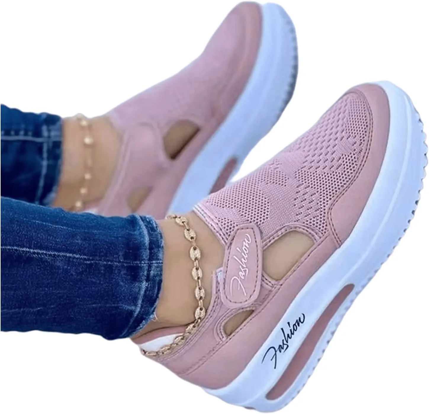 Ladmiple Sneakers For Women Running Shoes Comfortable Women’s Low Top Canvas Sneakers Slip On Casual Walking Shoes Dressy Summer Fashion Comfortable Non Slip Flats Loafers