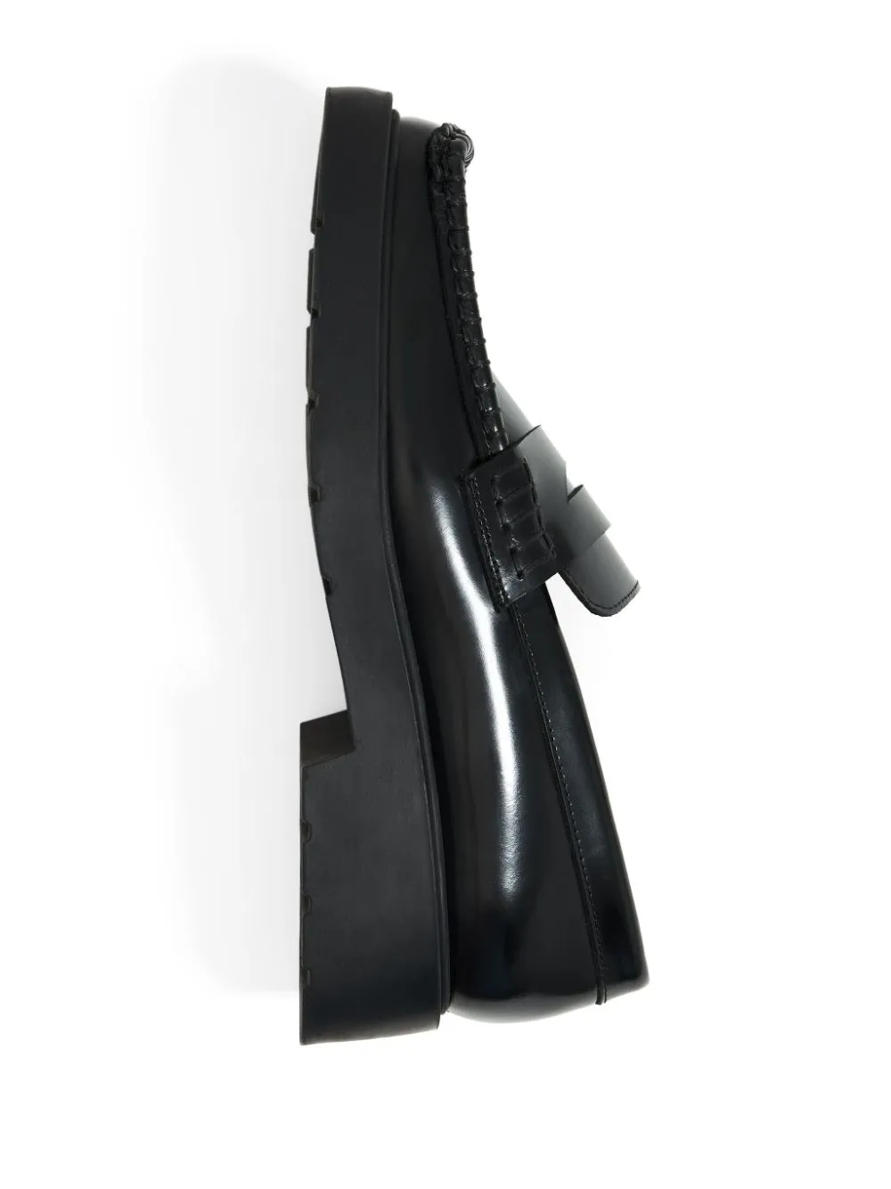 leather loafers