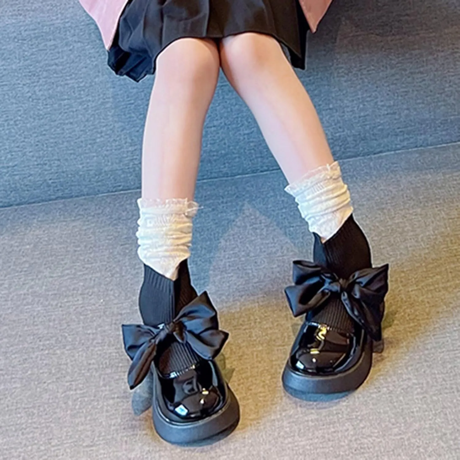 Lightweight Snow Boots Girls Boots Shoes Leather Short Boots Non Slip Breathable Boots
