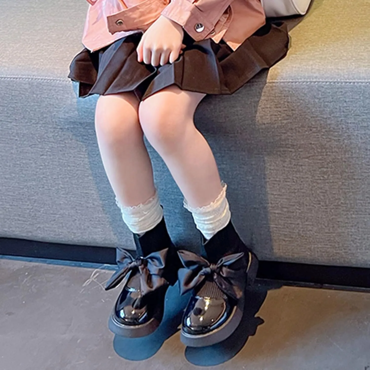 Lightweight Snow Boots Girls Boots Shoes Leather Short Boots Non Slip Breathable Boots