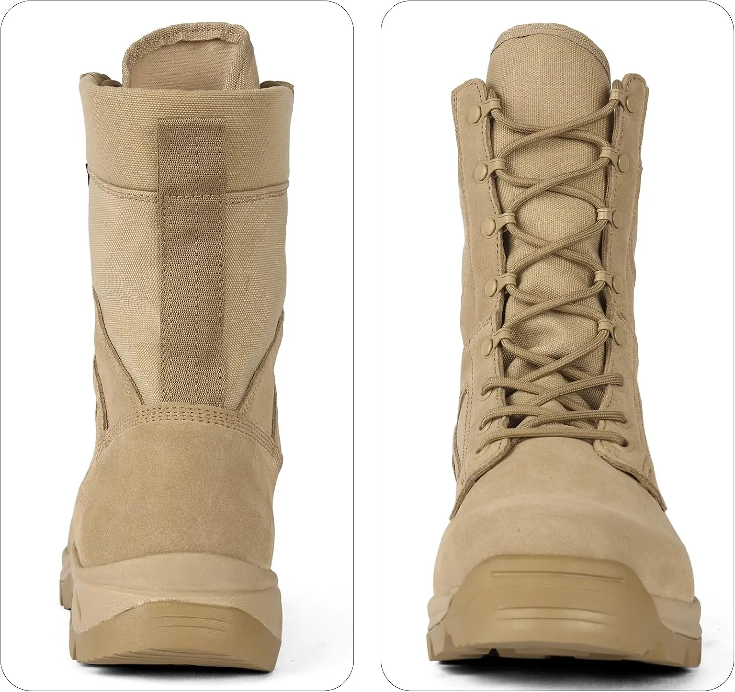 Lightweight Tactical Military Boots for Men Breathable Army Combat Police Boots for Work Motorcycle