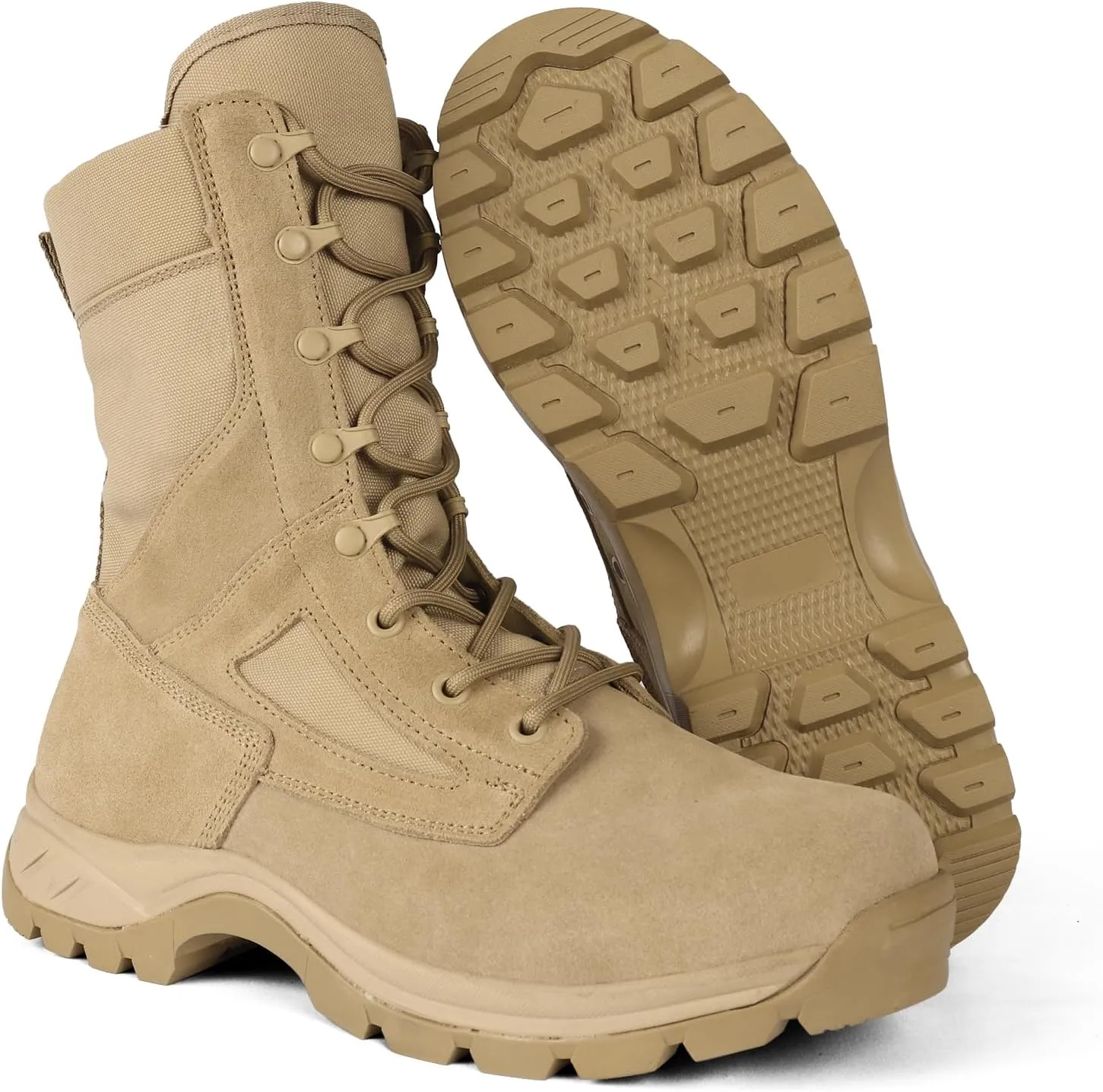 Lightweight Tactical Military Boots for Men Breathable Army Combat Police Boots for Work Motorcycle