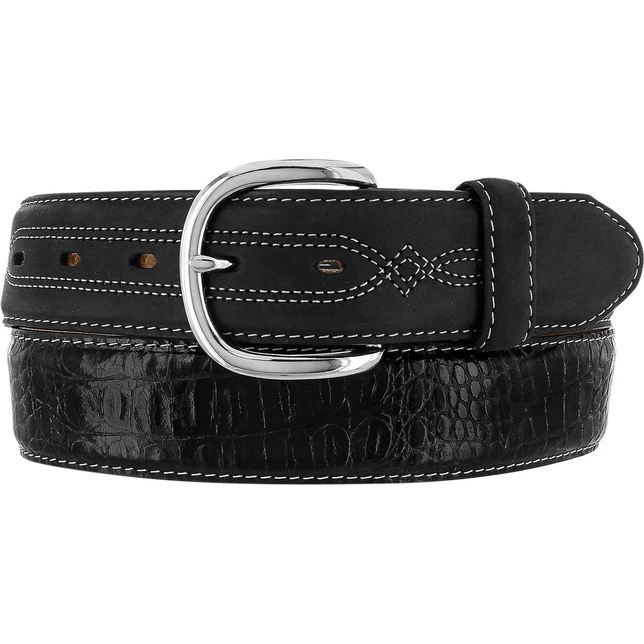 Men's 1 1/2" Black Hidalgo Hornback By Leegin C42563