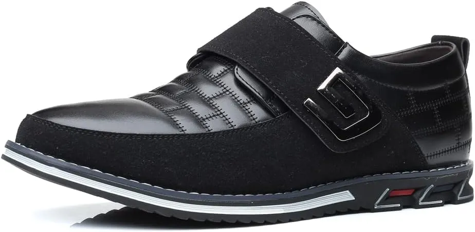 Men's Casual Fashion Loafers Classic Business Leather Loafers Comfortable Breathable Sneaker
