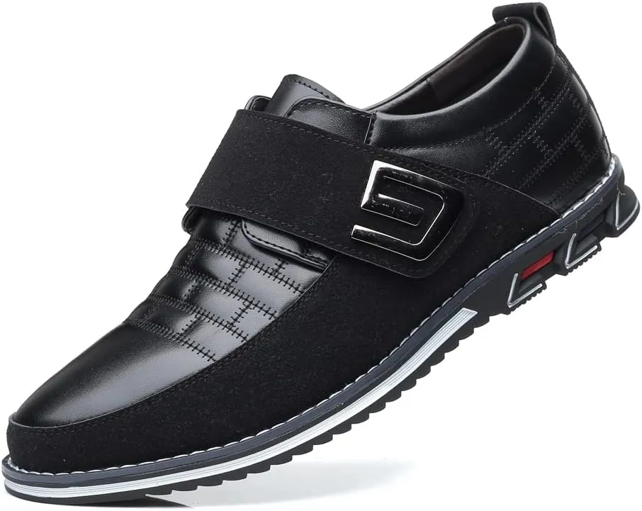 Men's Casual Fashion Loafers Classic Business Leather Loafers Comfortable Breathable Sneaker