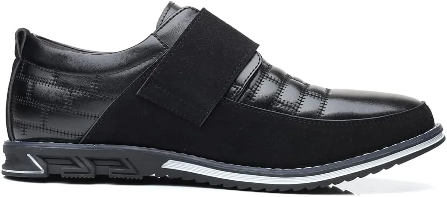 Men's Casual Fashion Loafers Classic Business Leather Loafers Comfortable Breathable Sneaker