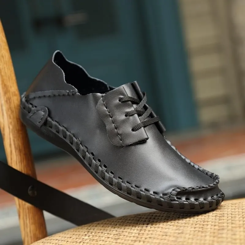 Mens Classic Formal Oxford Lace Up Wedding Pointed Toe Dress Shoes Comfortable Non-Slip Low Top Business Work Shoes