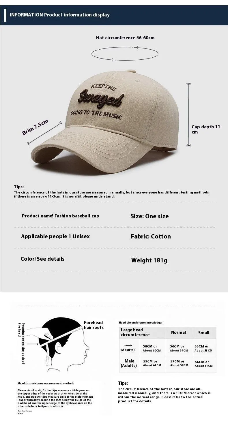 Outdoor Peaked Cap for Men and Women
