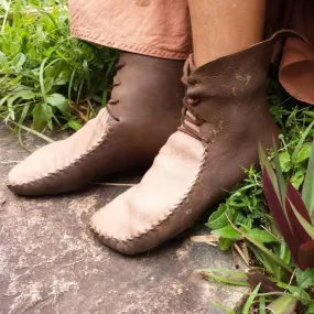 "Laced-Up Boots" / Custom-Made Barefoot-Boots