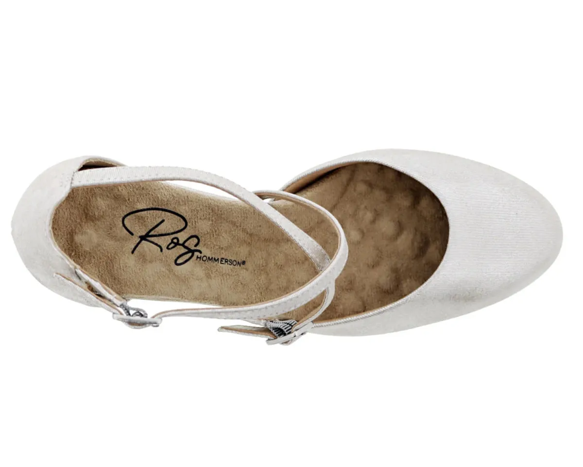 Ros Hommerson Pammy Women's Platform Heels Sandal In Silver