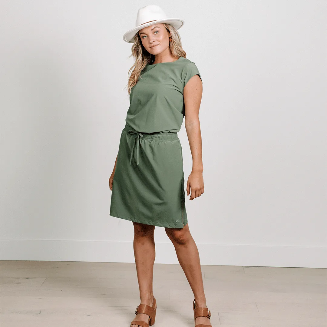Sage Going Places Dress