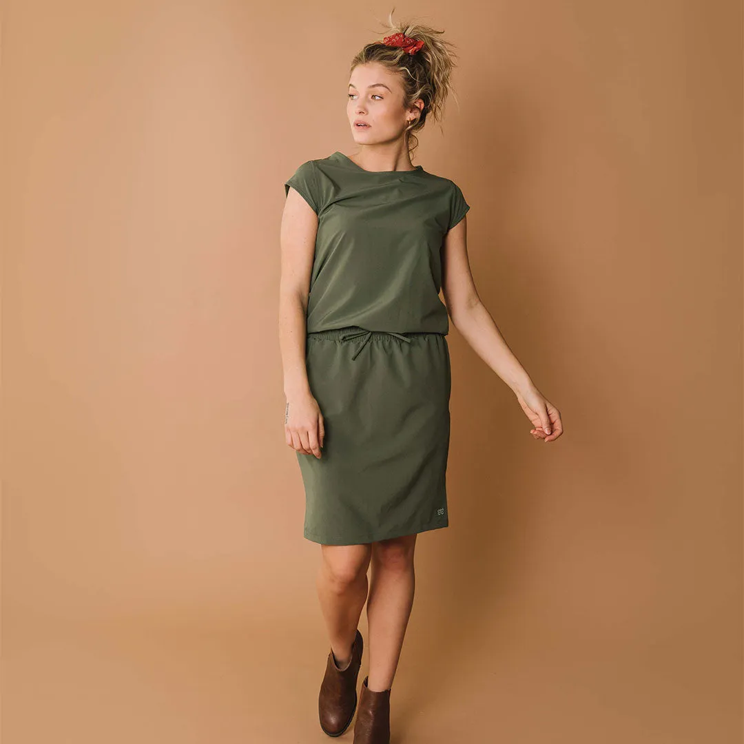Sage Going Places Dress