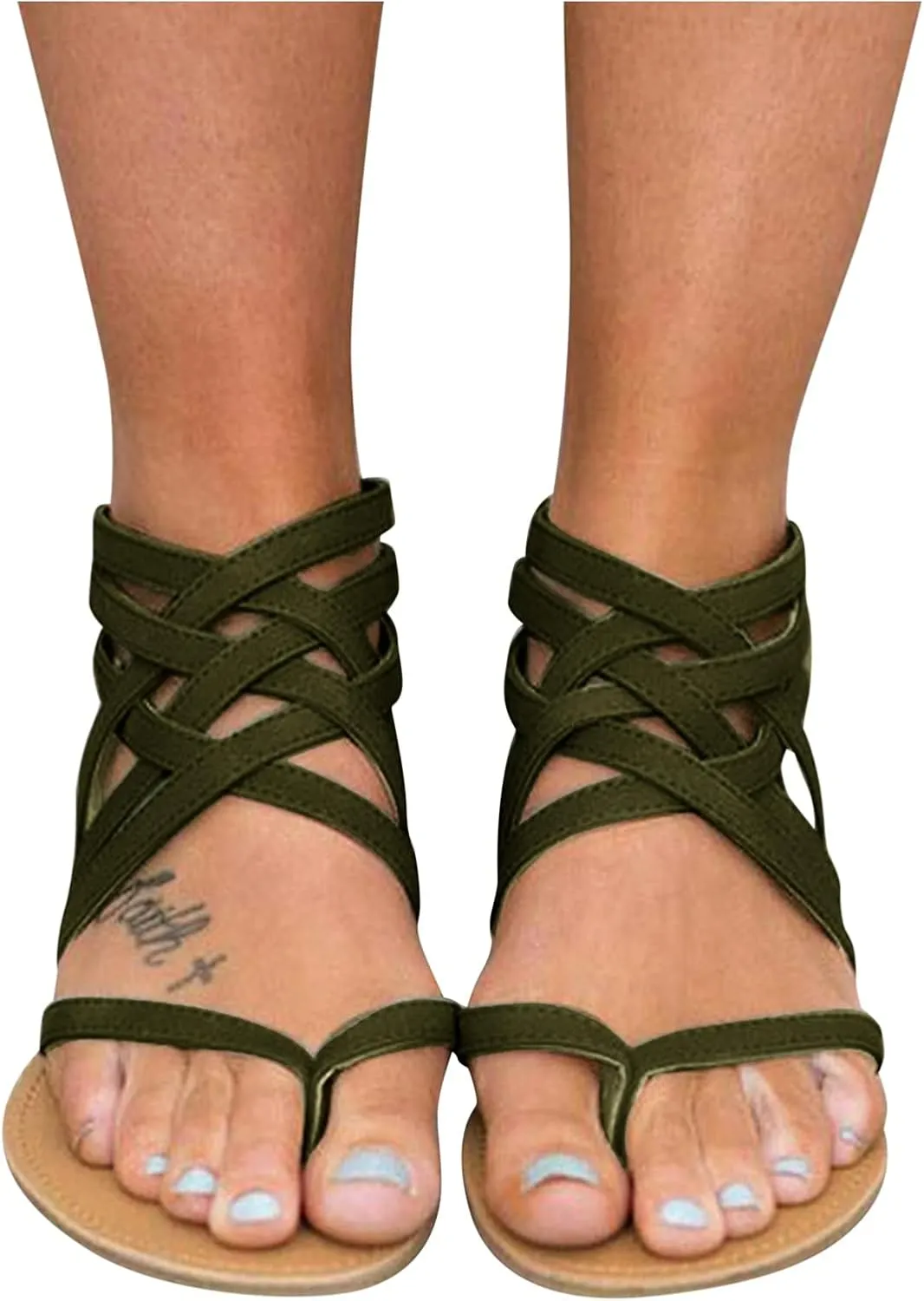 Sandals for Women,Fashion Open Women's Toe Summer Breathable Sandals Beach Flat Zipper Shoes Women's Sandal