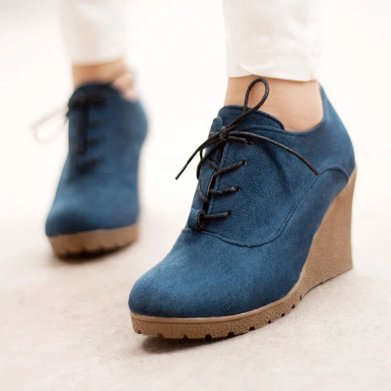 Solid Women's Platform Anti-Slippy Wedge Shoes