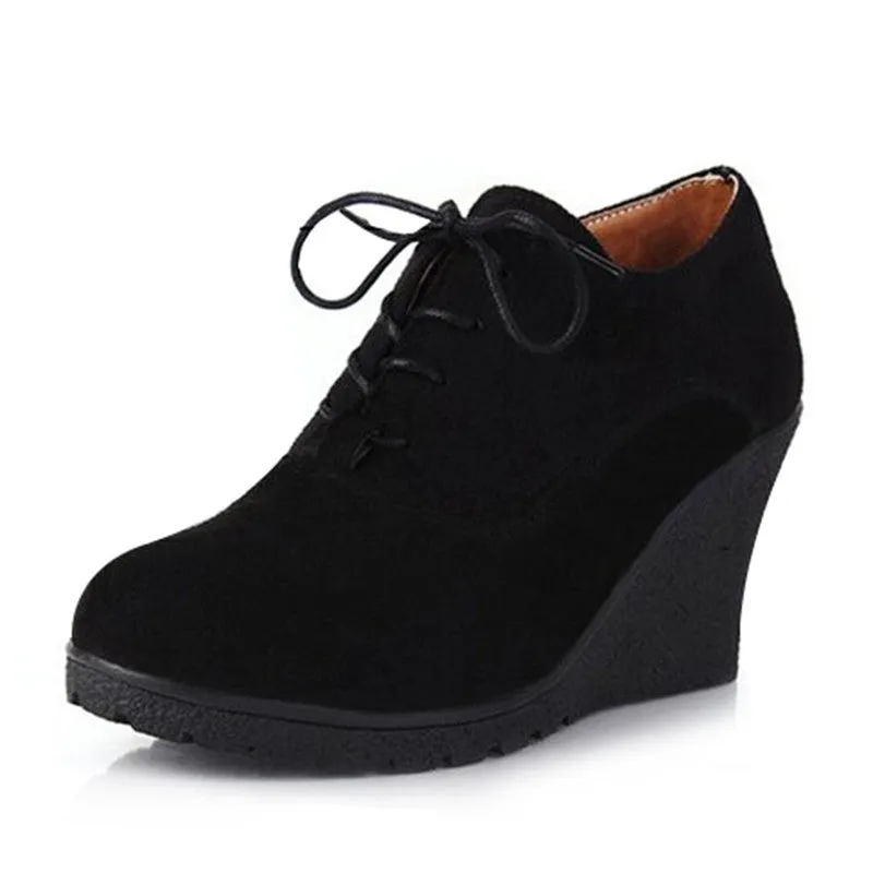 Solid Women's Platform Anti-Slippy Wedge Shoes