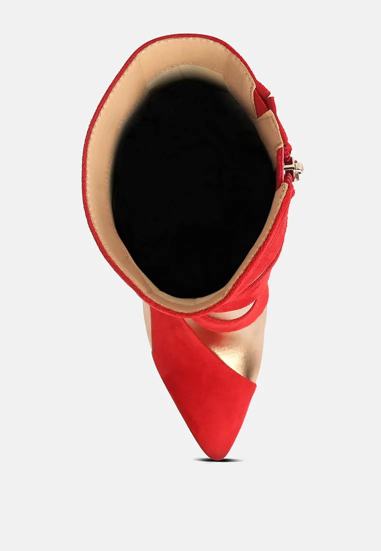 Straps ankle stilletos