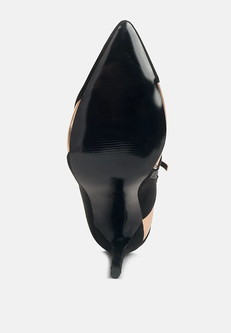 Straps ankle stilletos