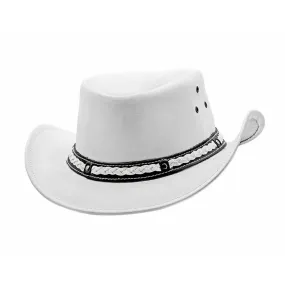Vintage-Inspire Leather Top Hat