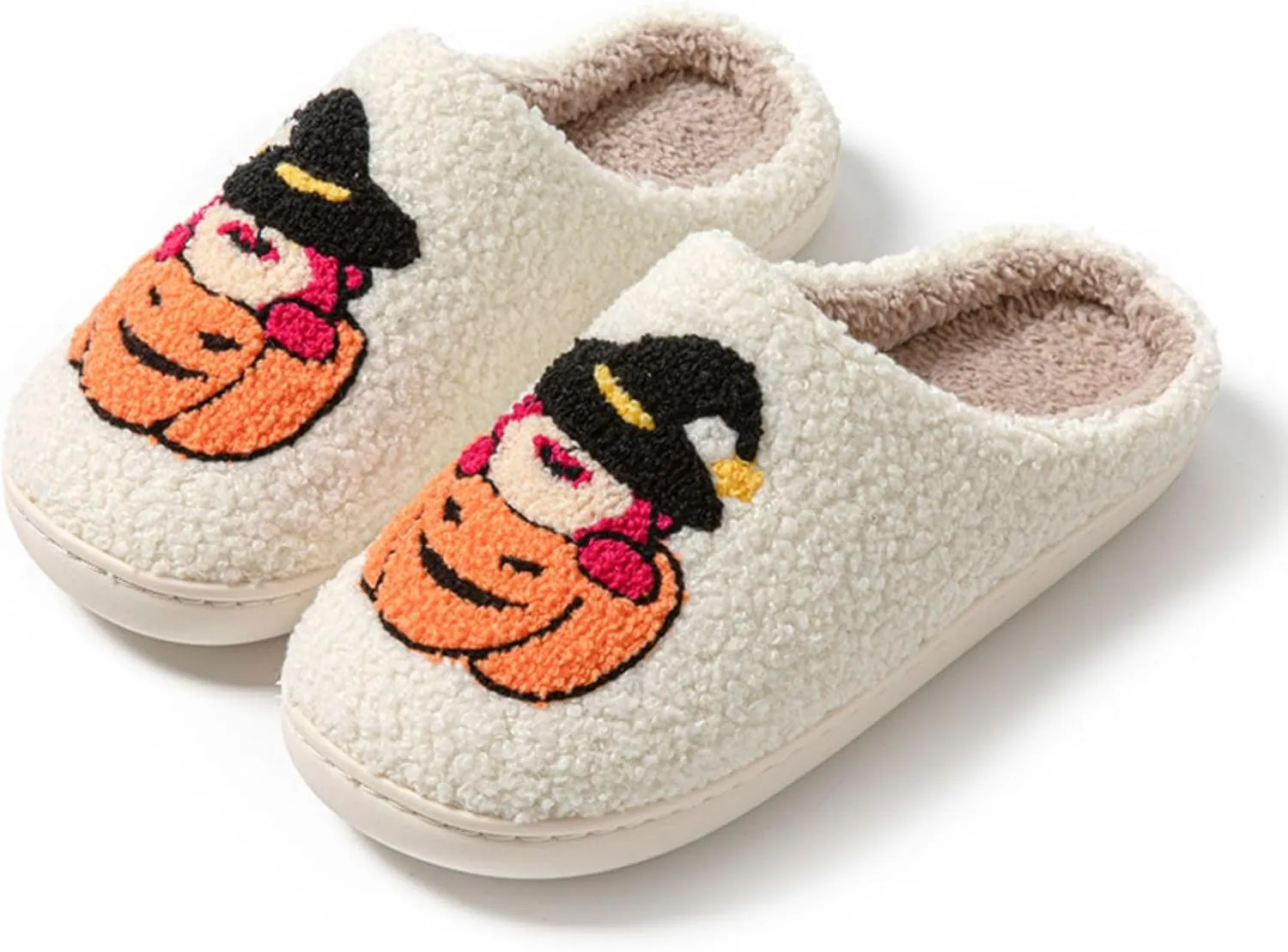 Women's Men's Heart Heart Slippers Strawberry Cherry Mushroom Slippers Evil Eye Slippers Cartoon Animal Cat Slippers Memory Foam Cozy Plush Slippers Couple Indoor Household Slippers